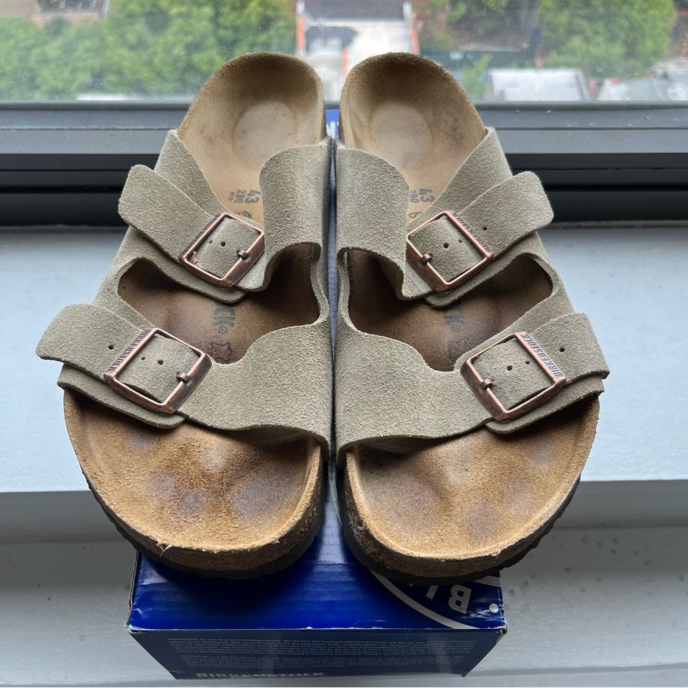 Birkenstock Arizona Suede Sandals